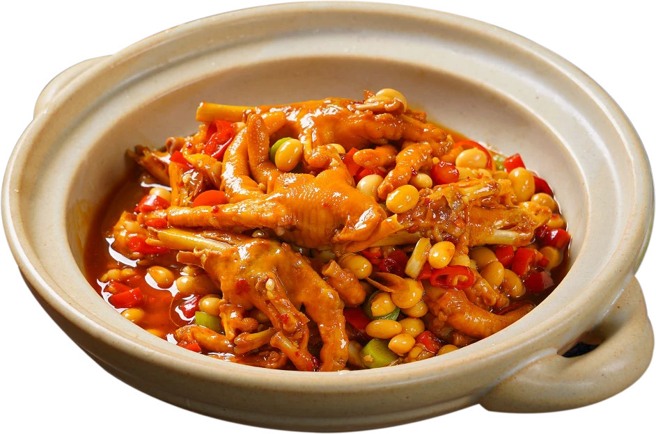 江西辣黄豆烧鸡脚